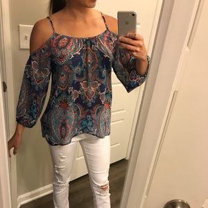 Cold Shoulder Blouse